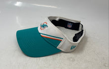 Load image into Gallery viewer, New Era Mens Multicolor NFL Miami Dolphins Sideline Adjustable Visor Hat Sz OSFM
