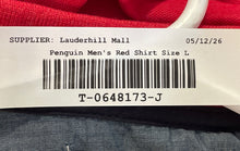 Load image into Gallery viewer, Original Penguin Mens Red Collared Short Sleeve Polo Shirt Size Large
