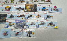 Load image into Gallery viewer, Lot Of Assorted Lego Multicolor Mixed Variety Instruction Manual Books
