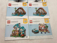 Load image into Gallery viewer, Lot Of 8 Pcs Assorted Lego Creator 3 In 1 Large Print Instruction Manuals Age 3+
