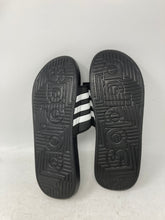 Load image into Gallery viewer, Adidas Mens Adissage F35580 White Black Open Toe Slip-On Slide Sandals Size 10
