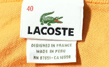 Load image into Gallery viewer, Lacoste Womens Orange Sleeveless Scoop Neck Pullover Camisole Tank Top Size 40
