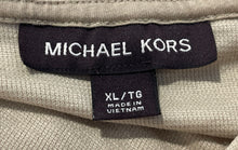 Load image into Gallery viewer, Michael Kors Mens Beige Short Sleeve Collared Pullover Polo Shirt Size XL
