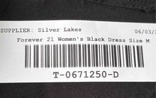 Load image into Gallery viewer, Forever 21 Womens Black Short Sleeve Round Neck Tiered Mini Dress Size Medium
