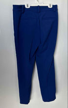Load image into Gallery viewer, Loft Womens Blue Flat Front Slash Pockets Straight Leg Stretch Dress Pants Sz 6
