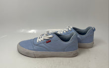Load image into Gallery viewer, Levi Strauss &amp; Co. Womens Light Blue Leather Lace-Up Sneaker Shoes Size 7.5
