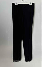 Load image into Gallery viewer, Zara Womens Black Elastic Waist Skinny Leg Cropped Pants Size Small
