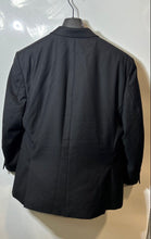 Load image into Gallery viewer, Calvin Klein Mens Black Notch Lapel Slim Fit Two-Button Blazer Size 44S
