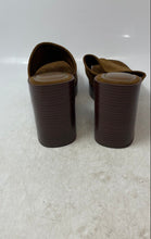 Load image into Gallery viewer, Zara Womens Brown Suede Wooden Open Toe Slip-On Platform Sandals Size EU 39
