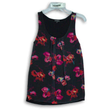 Load image into Gallery viewer, Express Womens Multicolor Floral Sleeveless Scoop Neck Tank Blouse Top Size S
