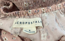 Load image into Gallery viewer, Aeropostale Womens Pink Floral Print Smocked Tiered Babydoll Mini Dress Size S
