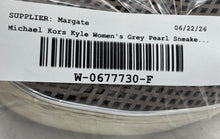 Load image into Gallery viewer, Michael Kors Womens Kyle Gray Pearl Slip-On Sneakers Shoes Size 7M
