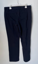 Load image into Gallery viewer, Gloria Vanderbilt Womens Dark Blue Pleated Front Pockets Trouser Pants Size 14
