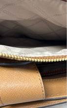 Load image into Gallery viewer, Michael Kors Womens Gibson Brown Saffiano Leather Double Handle Satchel Bag
