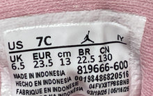 Load image into Gallery viewer, Nike Kids Air Jordan 12 819666-600 Pink White Lace-Up Sneaker Shoes Size 7C

