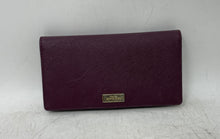 Load image into Gallery viewer, Kate Spade New York Womens Laurel Way Stacy Burgundy Leather Bifold Wallet
