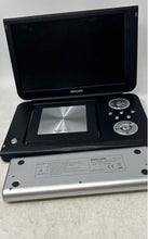 Load image into Gallery viewer, Philips PET 1000 Silver Portable DVD Player With Accessories Not Tested
