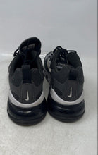 Load image into Gallery viewer, Nike Womens Air Max 270 React Black Gray Lace-Up Low Top Sneaker Shoes Size 8.5
