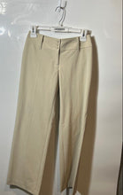 Load image into Gallery viewer, Loft Ann Taylor Womens Beige Flat Front Belt Loops Back Pockets Dress Pants 00P
