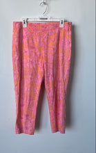 Load image into Gallery viewer, Brooks Brothers Womens Pink Orange Floral Print Straight Leg Ankle Pants Size 6
