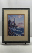 Load image into Gallery viewer, The Light House On Rocky Point By J.J. Himsworth III Framed Wall Art Print
