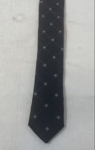 Load image into Gallery viewer, Club Room Mens Black Geometric Print Adjustable Long Designer Tie With Tags
