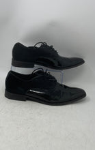 Load image into Gallery viewer, La Milano Mens Black Round Toe Lace-Up Oxford Dress Shoes Size 10.5

