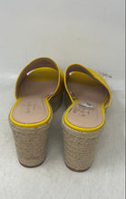Load image into Gallery viewer, Kate Spade New York Womens Tenley Beige Yellow Wedge Heel Mule Sandals Size 7M
