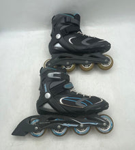 Load image into Gallery viewer, Bladerunner Womens Black Blue Cuff Buckle Hook And Loop Inline Skates Size 9
