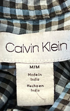 Load image into Gallery viewer, Calvin Klein Mens Multicolor Collared Button-Up Shirt Size Medium
