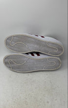 Load image into Gallery viewer, Adidas Mens Superstar Foundation BY3713 White Burgundy Sneaker Shoes Size 13
