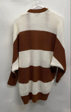 Load image into Gallery viewer, Love Change Womens Brown Beige Long Sleeve Open Front Cardigan Sweater Size S
