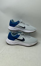 Load image into Gallery viewer, Nike Mens Revolution 6 FlyEase Next Nature White Blue Sneaker Shoes Size 11W
