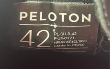 Load image into Gallery viewer, Peloton Mens PL-SH-B-42 Black White Adjustable Strap Cycling Shoes Size EUR 42
