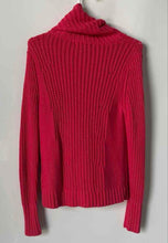 Load image into Gallery viewer, Banana Republic Womens Pink Alpaca Chunky Turtleneck Pullover Sweater Size XS
