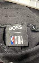 Load image into Gallery viewer, Hugo Boss Mens Black Regular Fit NBA Los Angeles Lakers Athletic Shorts Size M
