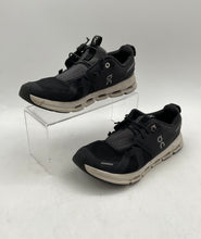 Load image into Gallery viewer, On Boys Cloud Sky Black White Lace-Up Low Top Running Shoes Size 4.5Y
