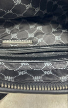 Load image into Gallery viewer, Steve Madden Womens Elodie Black Quilted Faux Leather Zip Top Crossbody Bag
