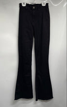 Load image into Gallery viewer, Fashion Nova Womens Black Dark Wash Stretch Denim Flare Leg Jeans Size 3
