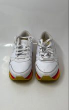 Load image into Gallery viewer, Fila Womens Orbit Stripe White Red Yellow Low Top Lace-Up Sneaker Shoes Size 7.5
