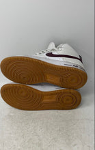 Load image into Gallery viewer, Nike Womens Air Force 1 High 334031-113 White Leather Tennis Sneaker Shoes Sz 7
