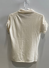 Load image into Gallery viewer, Giorgetti Womens White Knitted Turtleneck Short Sleeve Pullover Sweater Size 42
