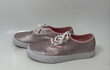 Load image into Gallery viewer, Vans Womens Doheny Decon Pink Glitter Lace-Up Low Top Sneakers Shoes Size 8.5
