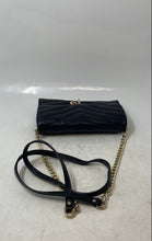 Load image into Gallery viewer, Rebecca Minkoff Womens Black Chevron Quilted Inner Divider Crossbody Bag
