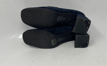 Load image into Gallery viewer, 275 Central Womens Blue Square Toe Slip-On Block Heel Loafer Shoes Size EUR 38
