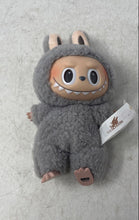 Load image into Gallery viewer, Pop Mart The Monsters Labubu Sesame Bean Gray Exciting Macaron Plush Figure
