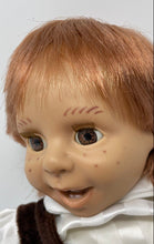 Load image into Gallery viewer, Red Hair Collectible Collector Doll In Brown And White Outfit
