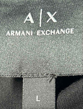 Load image into Gallery viewer, Armani Exchange Mens Black Cotton Short Sleeve Regular Fit Polo Shirt Size L
