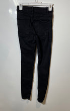Load image into Gallery viewer, Zara Womens Black Denim Dark Wash Stretch Five-Pocket Skinny Leg Jeans Size 4

