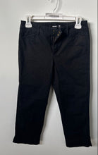 Load image into Gallery viewer, Old Navy Womens Black Flat Front Pixie Mid-Rise Straight Leg Cropped Pants Sz 0
